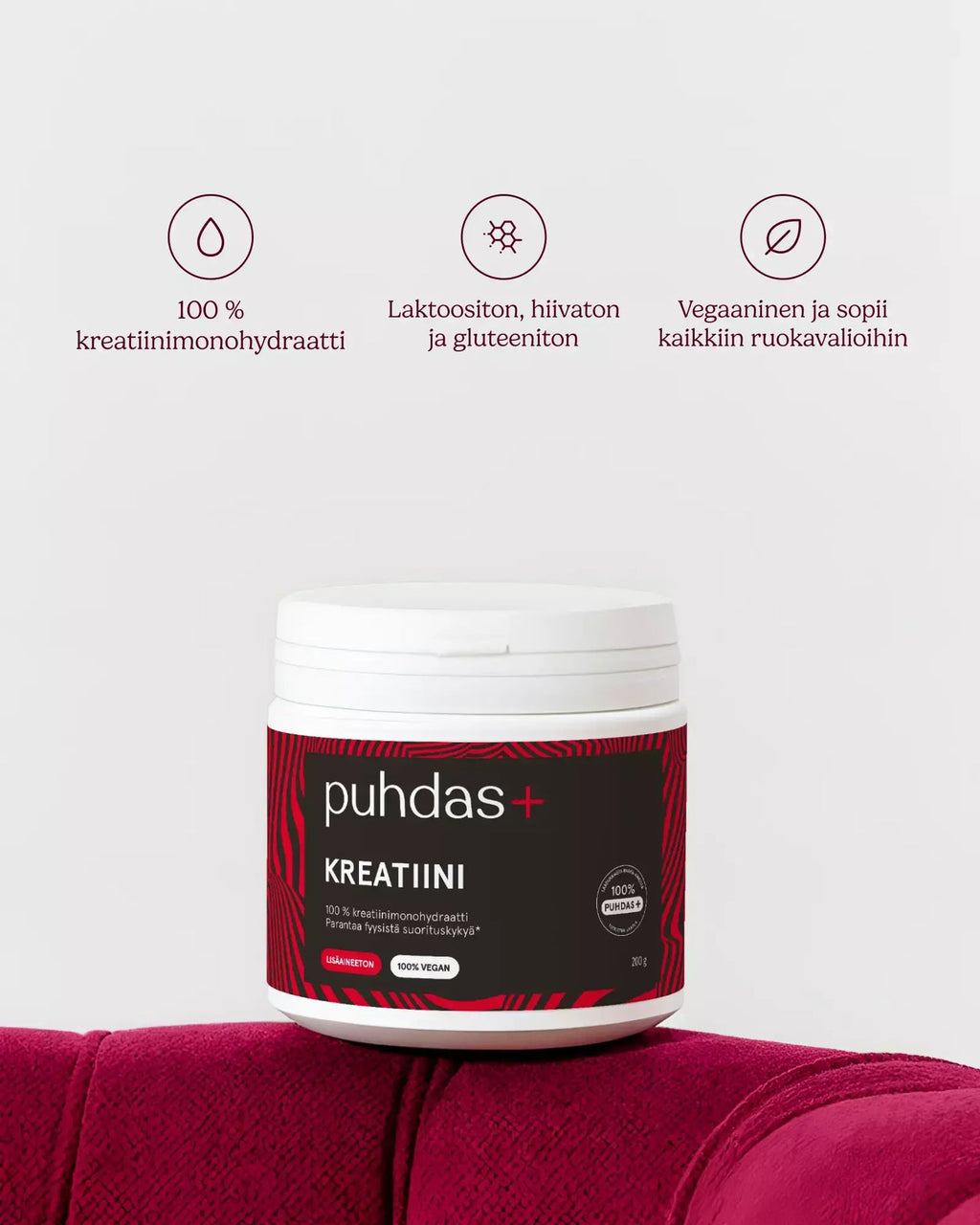 Kreatin, 200 g, 100 % kreatin