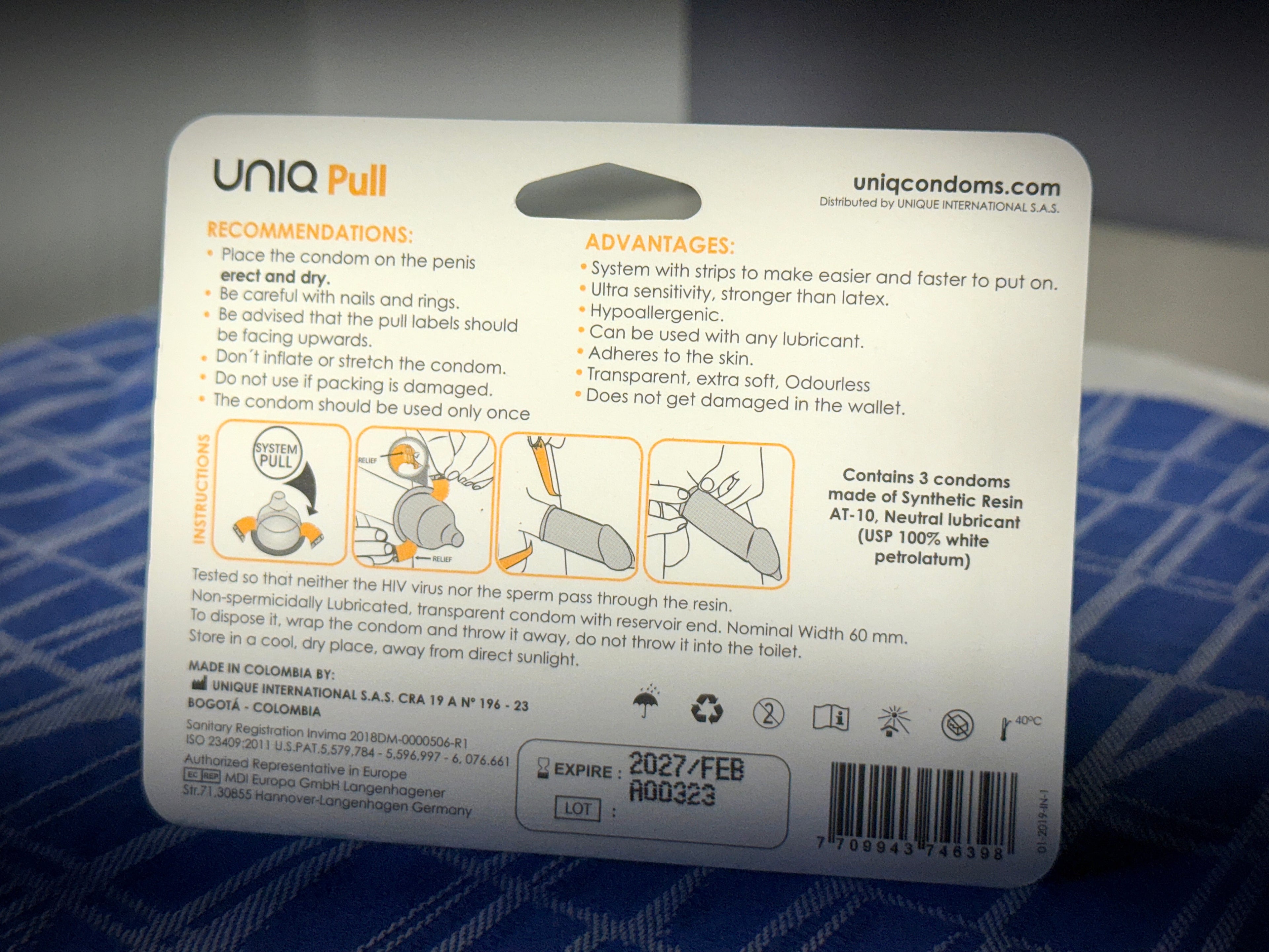Uniq Pull, 3 kpl